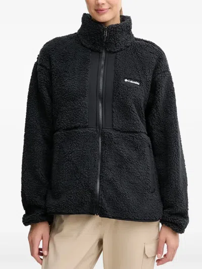 Columbia Embroidered-logo Jacket In Black
