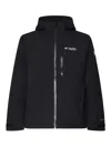 Columbia Logo-print Hooded Jacket In Black