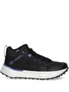 Columbia Facet 75 Mid Trail-running Textile Sneakers In Black