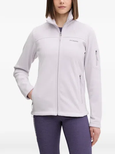 Columbia Fast Trek Zipped Fleece Sweatshirt In Purple