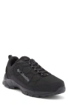 Columbia Firecamp Iii Waterproof Hiking Shoe In Black/dark Grey