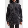 Columbia Fireside Textured Fleece Quarter Zip Pullover In Shark