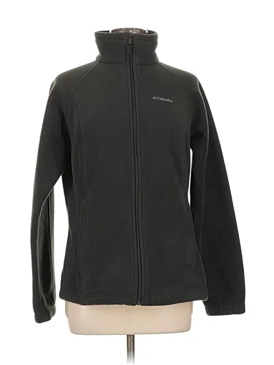 Pre-owned Columbia Fleece Jacket In Black