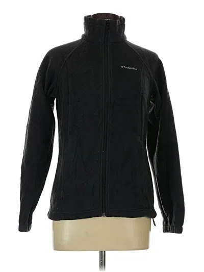 Pre-owned Columbia Fleece Jacket In Black