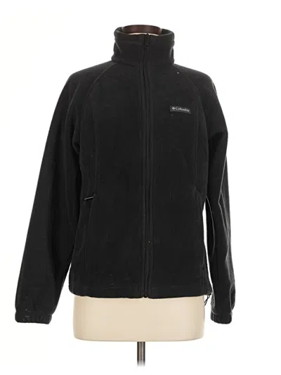 Pre-owned Columbia Fleece Jacket In Black