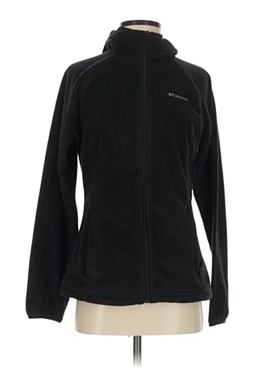 Pre-owned Columbia Fleece Jacket In Black