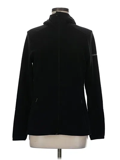 Pre-owned Columbia Fleece Jacket In Black