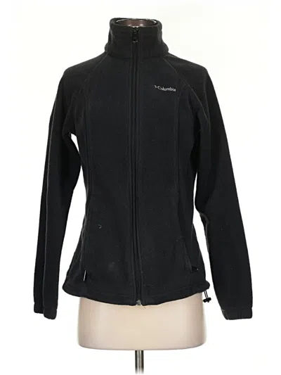 Pre-owned Columbia Fleece Jacket In Black