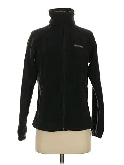 Pre-owned Columbia Fleece Jacket In Black