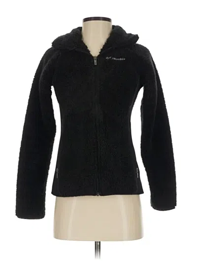 Pre-owned Columbia Fleece Jacket In Black