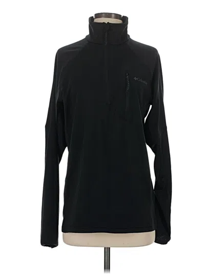 Pre-owned Columbia Fleece Jacket In Black