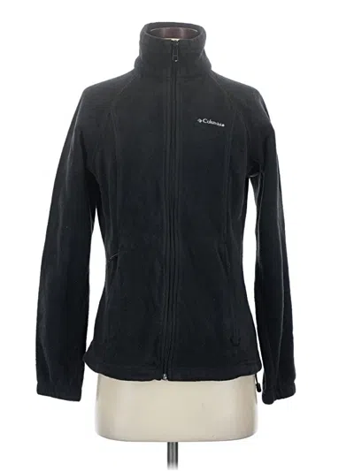 Pre-owned Columbia Fleece Jacket In Black
