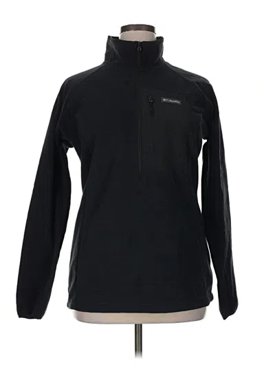 Pre-owned Columbia Fleece Jacket In Black