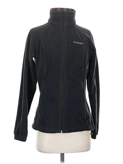 Pre-owned Columbia Fleece Jacket In Black