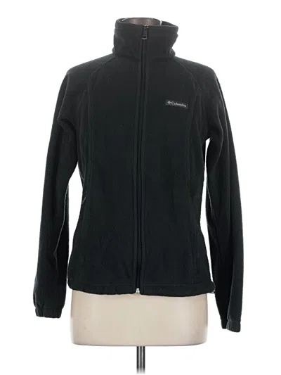 Pre-owned Columbia Fleece Jacket In Black