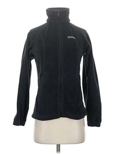 Pre-owned Columbia Fleece Jacket In Black