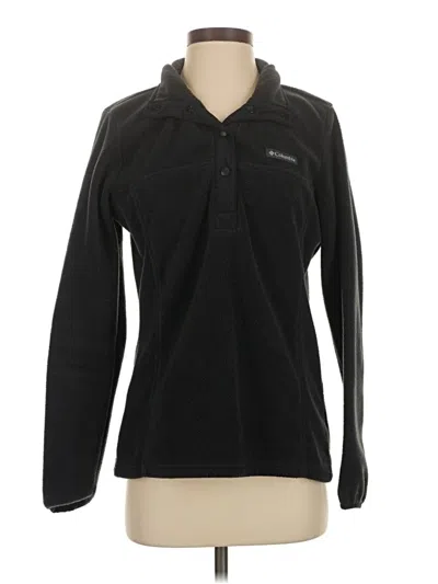 Pre-owned Columbia Fleece Jacket In Black