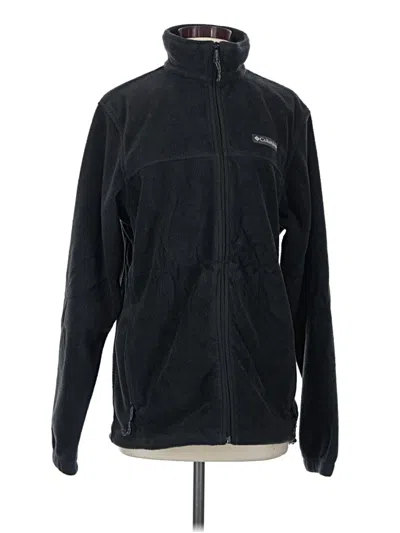 Pre-owned Columbia Fleece Jacket In Black
