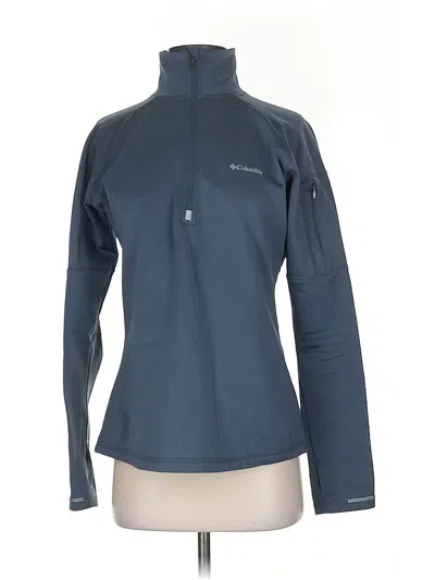 Pre-owned Columbia Fleece Jacket In Blue