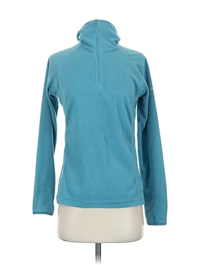 Pre-owned Columbia Fleece Jacket In Blue