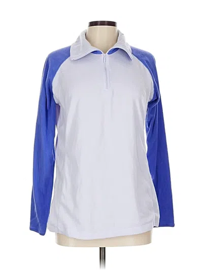 Pre-owned Columbia Fleece Jacket In Blue