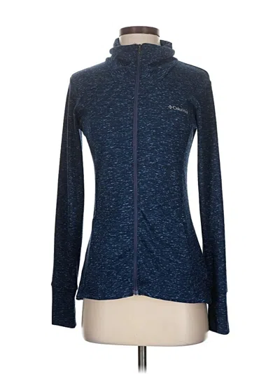 Pre-owned Columbia Fleece Jacket In Blue