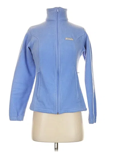 Pre-owned Columbia Fleece Jacket In Blue