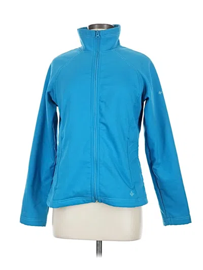 Pre-owned Columbia Fleece Jacket In Blue