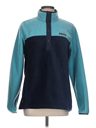 Pre-owned Columbia Fleece Jacket In Blue