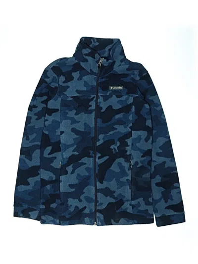 Pre-owned Columbia Kids' Fleece Jacket In Blue