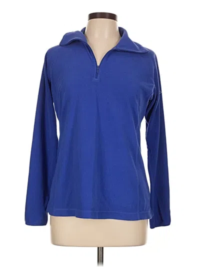 Pre-owned Columbia Fleece Jacket In Blue