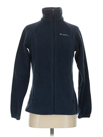 Pre-owned Columbia Fleece Jacket In Blue