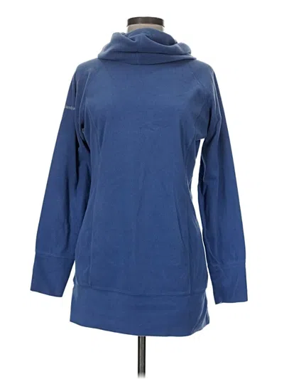Pre-owned Columbia Fleece Jacket In Blue