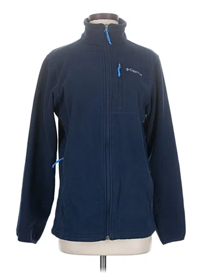 Pre-owned Columbia Fleece Jacket In Blue