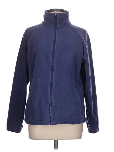 Pre-owned Columbia Fleece Jacket In Blue