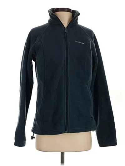 Pre-owned Columbia Fleece Jacket In Blue