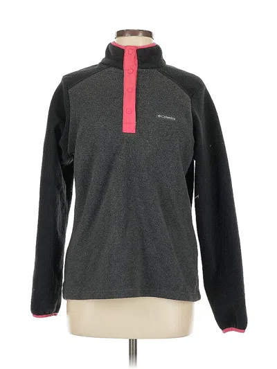 Pre-owned Columbia Fleece Jacket In Gray