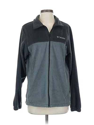 Pre-owned Columbia Fleece Jacket In Gray