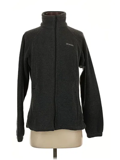 Pre-owned Columbia Fleece Jacket In Gray