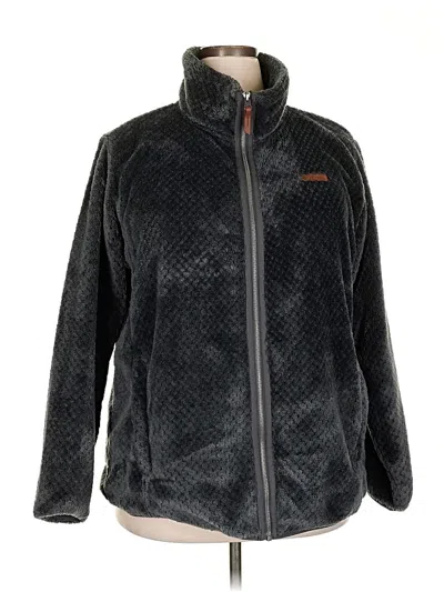 Pre-owned Columbia Fleece Jacket In Gray