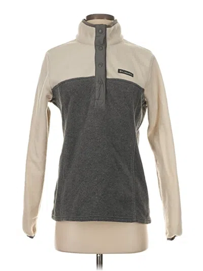 Pre-owned Columbia Fleece Jacket In Gray