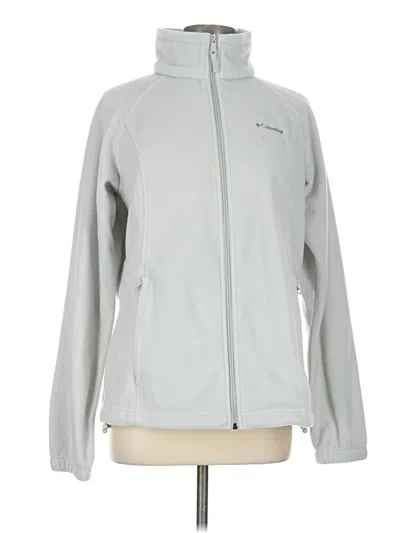 Pre-owned Columbia Fleece Jacket In Gray