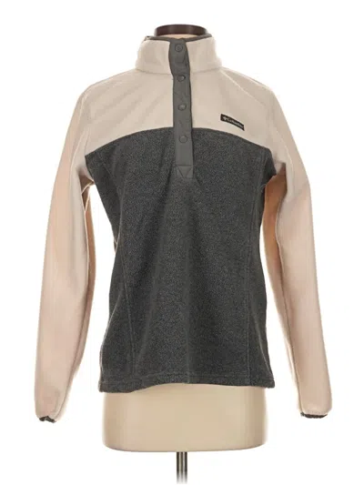Pre-owned Columbia Fleece Jacket In Gray