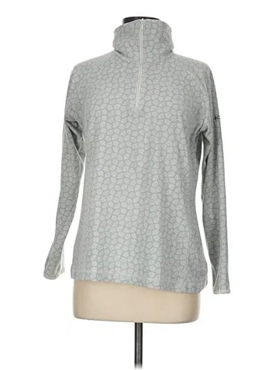 Pre-owned Columbia Fleece Jacket In Gray