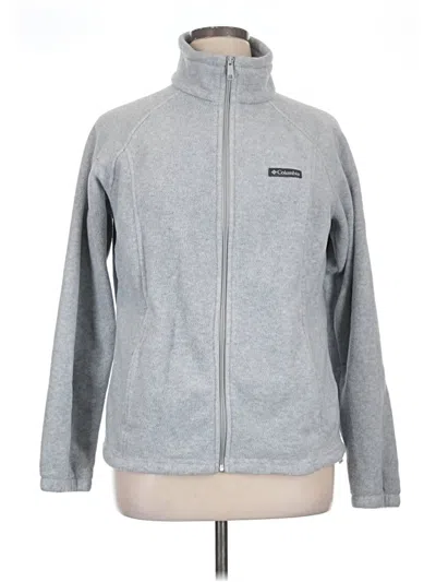 Pre-owned Columbia Fleece Jacket In Gray
