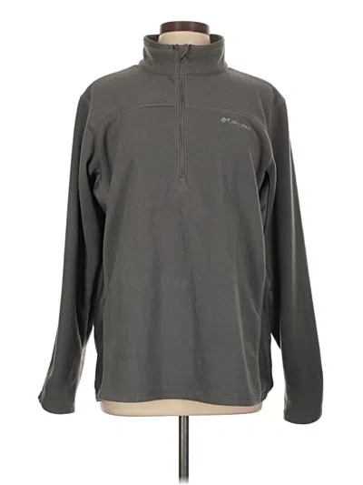 Pre-owned Columbia Fleece Jacket In Gray
