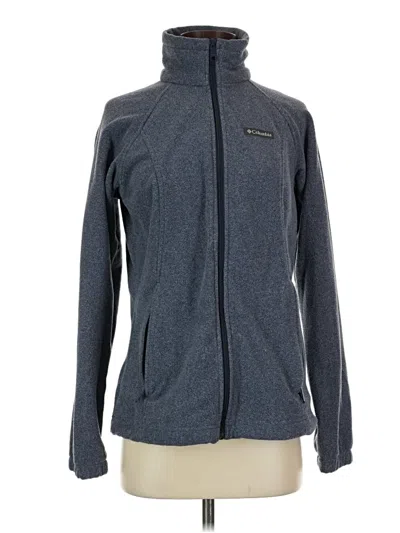 Pre-owned Columbia Fleece Jacket In Gray