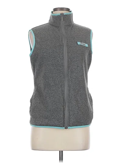 Pre-owned Columbia Fleece Jacket In Gray