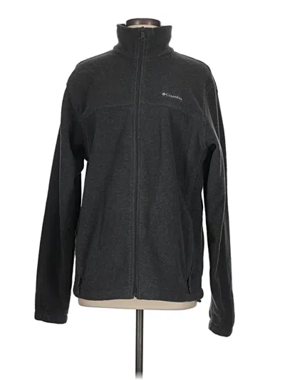 Pre-owned Columbia Fleece Jacket In Gray