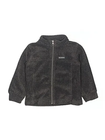 Pre-owned Columbia Kids' Fleece Jacket In Gray